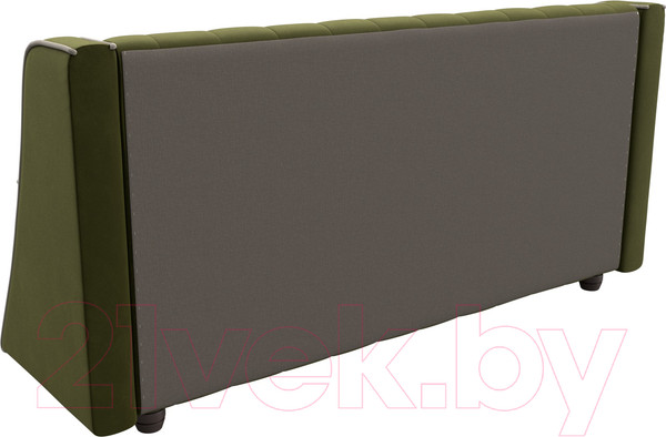 Изображение товара Скамья кухонная мягкая Лига Диванов Лофт 239 / 104554 (микровельвет, зеленый)