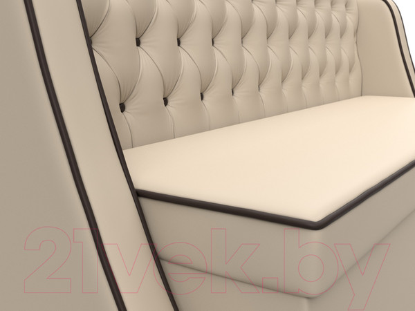 Изображение товара Скамья кухонная мягкая Лига Диванов Лофт 239 / 104561 (экокожа, бежевый)