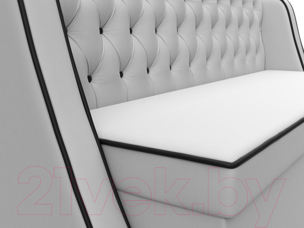 Изображение товара Скамья кухонная мягкая Лига Диванов Лофт 239 / 104562 (экокожа, белый)