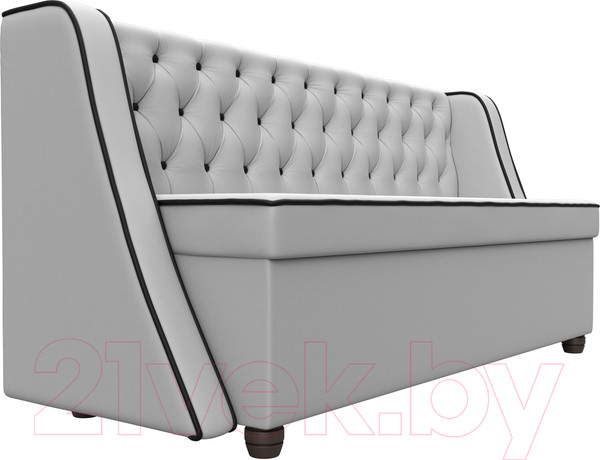 Изображение товара Скамья кухонная мягкая Лига Диванов Лофт 239 / 104562 (экокожа, белый)