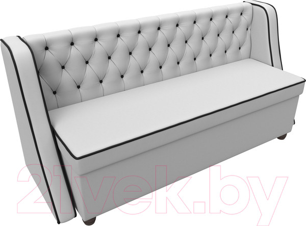 Изображение товара Скамья кухонная мягкая Лига Диванов Лофт 239 / 104562 (экокожа, белый)