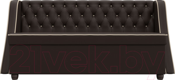 Изображение товара Скамья кухонная мягкая Лига Диванов Лофт 239 / 104563 (экокожа, коричневый)