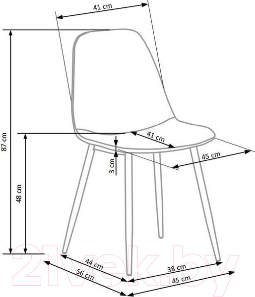 Изображение товара Стул Halmar K417 (темно-зеленый)