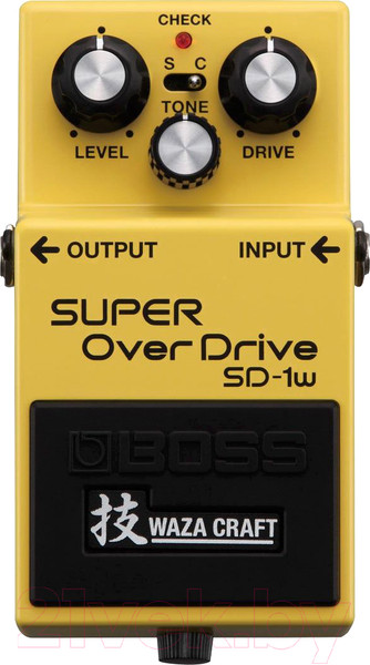 Изображение товара Педаль электрогитарная Boss SD-1W Waza Craft Super Overdrive