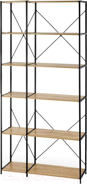Изображение товара Стеллаж Halmar REG-19 (дуб сонома/черный)