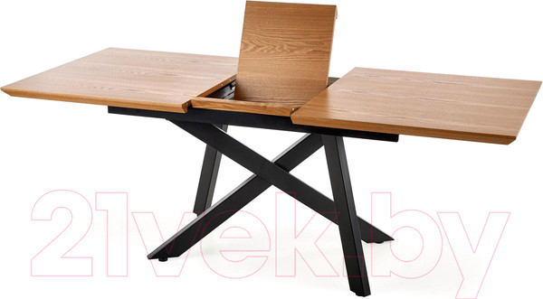 Изображение товара Обеденный стол Halmar Capital (дуб натуральный/черный)