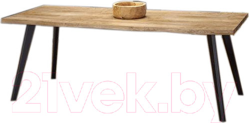 Изображение товара Обеденный стол Halmar Dickson (дуб натуральный/черный)