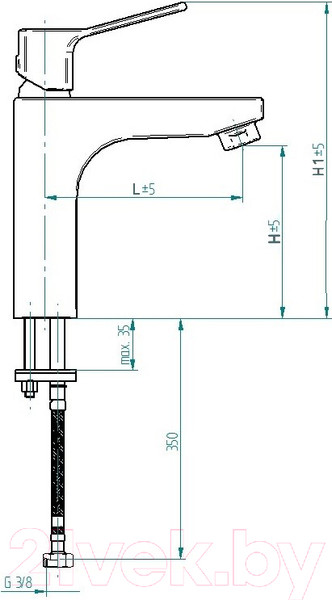 Изображение товара Смеситель Slovarm EF.3500