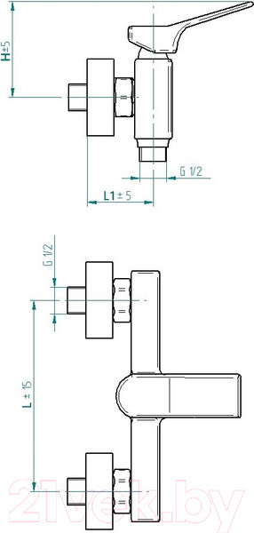 Изображение товара Смеситель Slovarm EF.3520/I-150