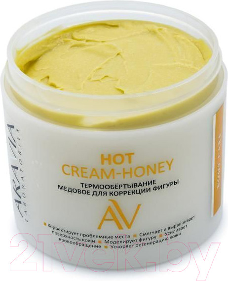 Изображение товара Крем для тела Aravia Laboratories Hot Cream-Hon термообертывание для коррекции фигуры (300мл)