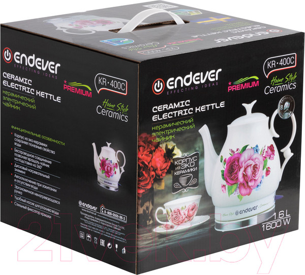Изображение товара Электрочайник Endever Skyline KR-400 C