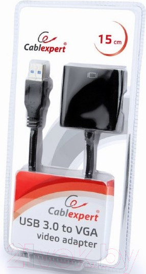 Изображение товара Адаптер Cablexpert AB-U3M-VGAF-01