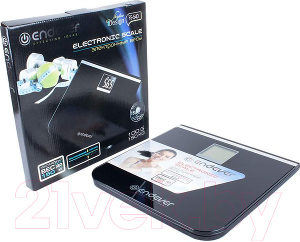 Изображение товара Напольные весы электронные Endever Skyline FS-540 (черный)