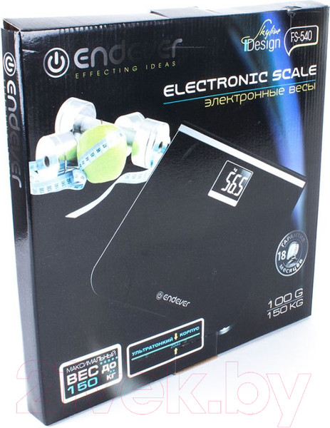 Изображение товара Напольные весы электронные Endever Skyline FS-540 (черный)