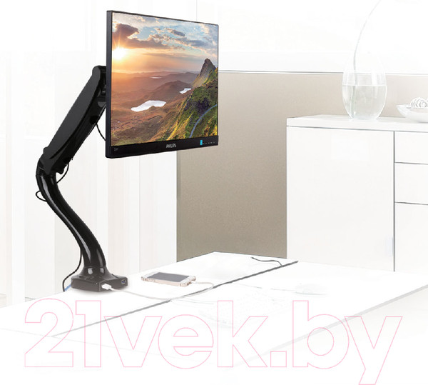 Изображение товара Кронштейн для монитора ARM Media LCD-T21 (черный)