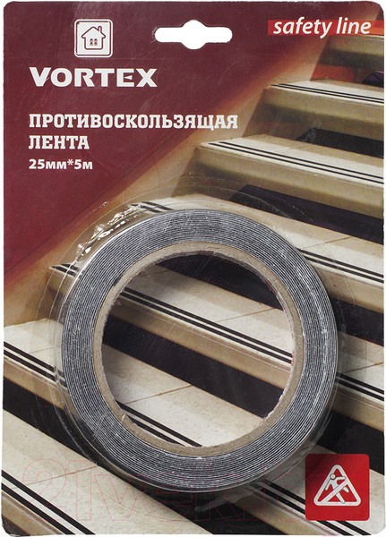 Изображение товара Скотч противоскользящий VORTEX 25ммx5м / 22508