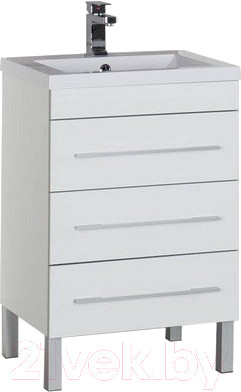 Изображение товара Тумба под умывальник Aquanet Верона 58 / 178253 (с 3 ящиками)