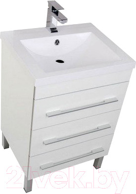 Изображение товара Тумба под умывальник Aquanet Верона 58 / 178253 (с 3 ящиками)