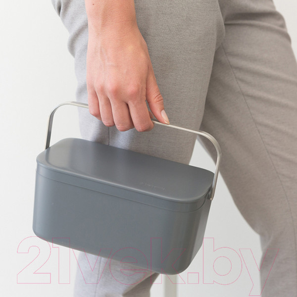 Изображение товара Контейнер для пищевых отходов Brabantia 117541 (темно-серый)