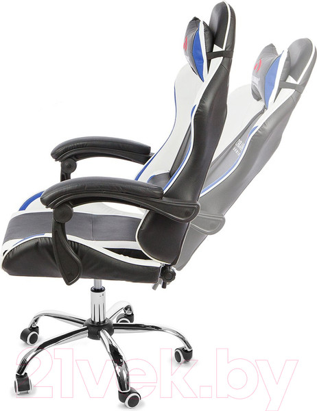 Изображение товара Кресло геймерское Calviano Ultimato (черный/белый/голубой)