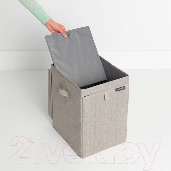 Изображение товара Корзина для белья Brabantia 120428 (серый)