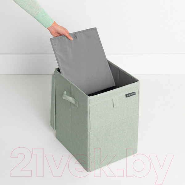 Изображение товара Корзина для белья Brabantia 120466 (зеленый)