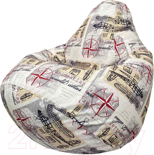 Изображение товара Бескаркасное кресло Flagman Груша Макси XXL Г2.5-169 (Aircraft)
