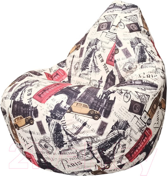 Изображение товара Бескаркасное кресло Flagman Груша Макси XXL Г2.5-165 (Big Ben)