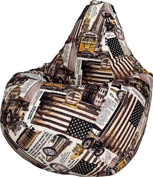 Изображение товара Бескаркасное кресло Flagman Груша Макси XXL Г2.5-145 (Traffic 4)