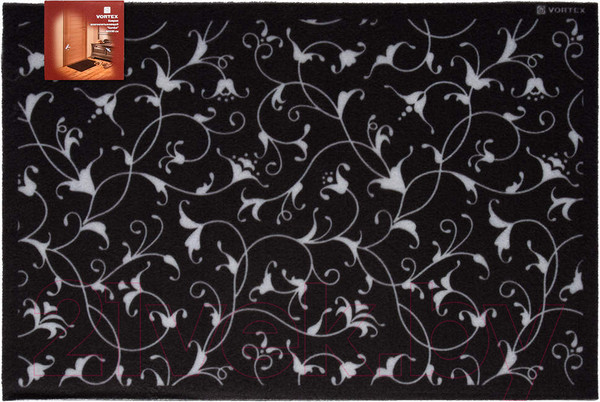 Изображение товара Коврик грязезащитный VORTEX Samba Лилии 60x90 / 22403