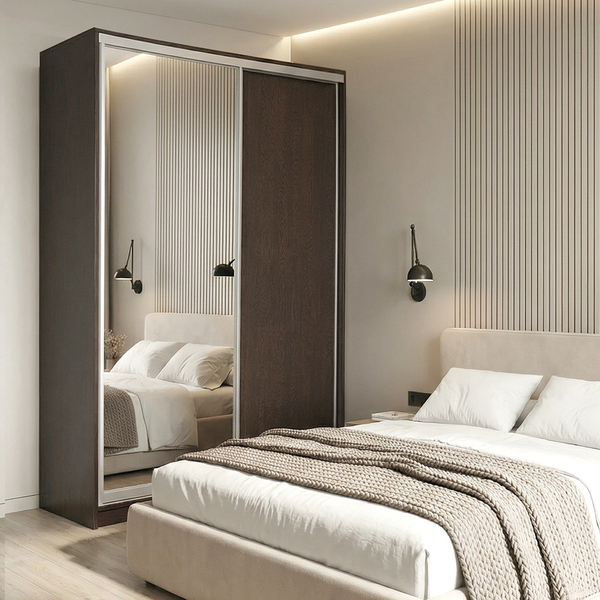 Изображение товара Шкаф-купе Рэйгрупп 120450 VVX Elgon РГ-12.02 (венге/хром)