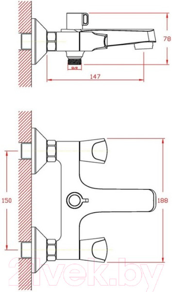 Изображение товара Смеситель Zollen Minden MI61420941