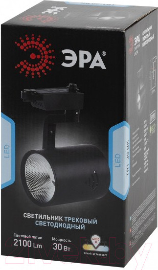 Изображение товара Трековый светильник ЭРА TR1-30 BK / Б0032102 (черный)