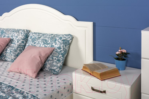 Изображение товара Каркас кровати Mobi Ливерпуль 11.08 (белый/ясень ваниль)