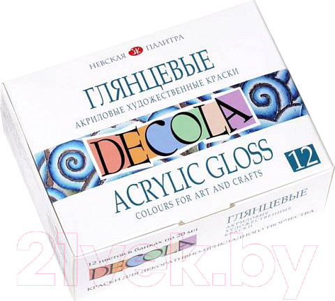 Изображение товара Акриловые краски Decola Глянцевые / 2941116 (12шт)