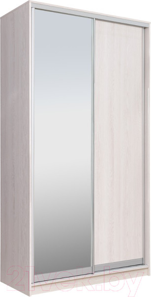 Изображение товара Шкаф-купе Рэйгрупп 138450 YYX Elgon РГ-05.02 (ясень снежный/ясень снежный/хром)