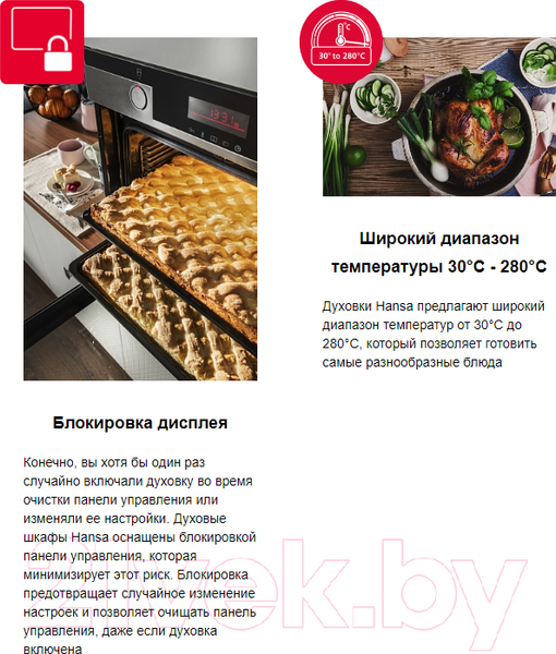 Изображение товара Электрический духовой шкаф Hansa BOEIS696203