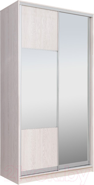 Изображение товара Шкаф-купе Рэйгрупп 120450 YYX Elgon РГ-06.06 (ясень снежный/хром)