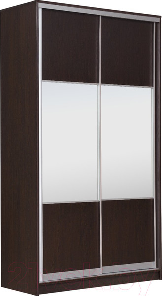 Изображение товара Шкаф-купе Рэйгрупп 120450 VVX Elgon РГ-06.01 (венге/хром)