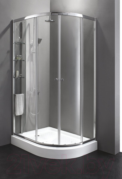 Изображение товара Душевой уголок Cezares ANIMA-W-RH-2-120/100-C-Cr-L