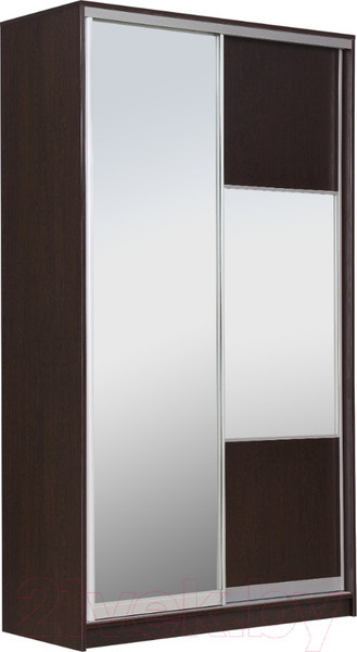 Изображение товара Шкаф-купе Рэйгрупп 158450 VVX Elgon РГ-10.06 (венге/хром)