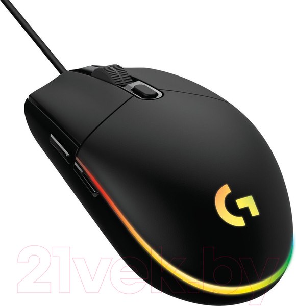Изображение товара Мышь Logitech G102 Lightsync (черный)