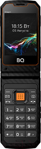 Изображение товара Мобильный телефон BQ Dragon BQ-2822 (черный/оранжевый)