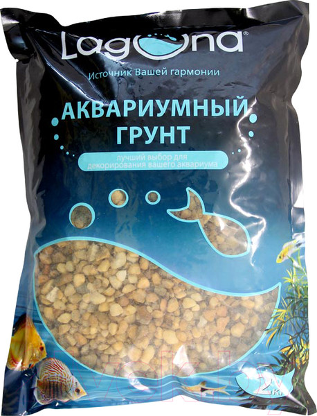 Изображение товара Грунт для аквариума Laguna 20203D / 73954046 (2кг, светло-коричневый)