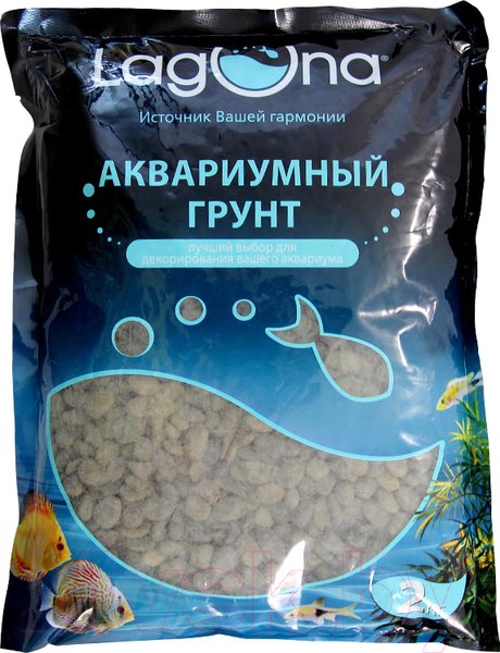 Изображение товара Грунт для аквариума Laguna 20204C / 73954048 (2кг, черный)