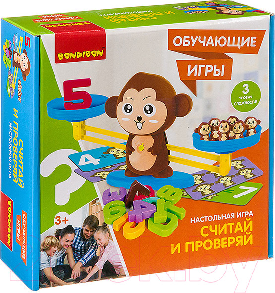Изображение товара Развивающая игра Bondibon Считай и проверяй / ВВ3457