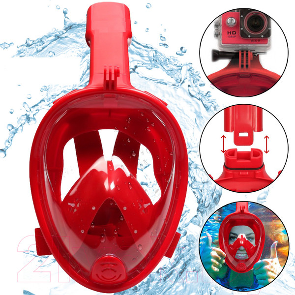 Изображение товара Маска для плавания Sabriasport M501L (красный)