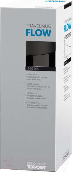 Изображение товара Термокружка Toppoint Flow 98776BL