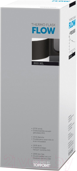 Изображение товара Термос для напитков Toppoint Flow 98784WH (500мл)