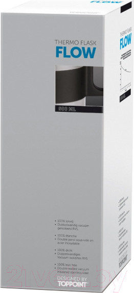 Изображение товара Термос для напитков Toppoint Flow 98784SV (500мл)